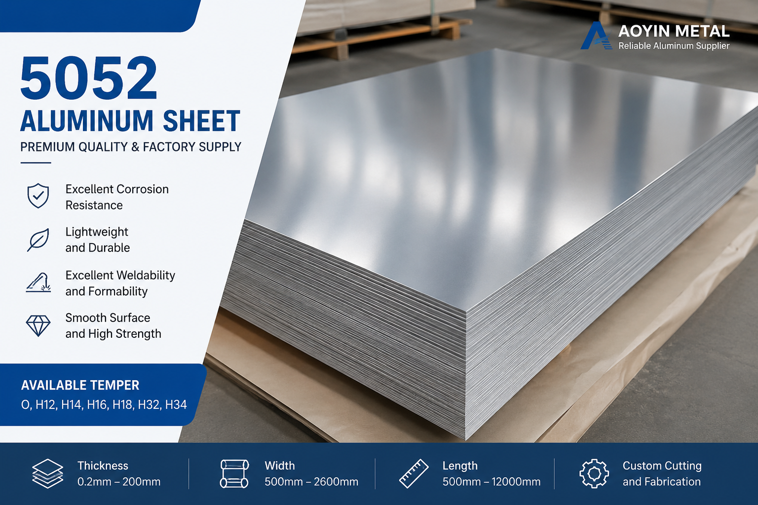 Why 5052 Aluminum Sheet Is Widely Used in Automotive, Marine and Industrial Applications